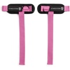 Gymreapers GripLink Lifting Straps – Heavy Duty D-Ring Weight Lifting Wrist Straps with Anti-Slip Silicone Grip Beads, Adjustable Support for Deadlifts, Powerlifting, Cable Machines & Gym Training(Pink)
