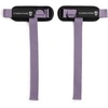 Gymreapers GripLink Lifting Straps – Heavy Duty D-Ring Weight Lifting Wrist Straps with Anti-Slip Silicone Grip Beads, Adjustable Support for Deadlifts, Powerlifting, Cable Machines & Gym Training(Lilac)