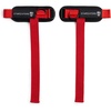 Gymreapers GripLink Lifting Straps – Heavy Duty D-Ring Weight Lifting Wrist Straps with Anti-Slip Silicone Grip Beads, Adjustable Support for Deadlifts, Powerlifting, Cable Machines & Gym Training(Red)