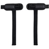 Gymreapers GripLink Lifting Straps – Heavy Duty D-Ring Weight Lifting Wrist Straps with Anti-Slip Silicone Grip Beads, Adjustable Support for Deadlifts, Powerlifting, Cable Machines & Gym Training(Black/Black)