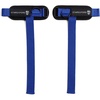 Gymreapers GripLink Lifting Straps – Heavy Duty D-Ring Weight Lifting Wrist Straps with Anti-Slip Silicone Grip Beads, Adjustable Support for Deadlifts, Powerlifting, Cable Machines & Gym Training(Electric Blue)