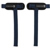 Gymreapers GripLink Lifting Straps – Heavy Duty D-Ring Weight Lifting Wrist Straps with Anti-Slip Silicone Grip Beads, Adjustable Support for Deadlifts, Powerlifting, Cable Machines & Gym Training(Navy)
