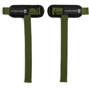 Gymreapers GripLink Lifting Straps – Heavy Duty D-Ring Weight Lifting Wrist Straps with Anti-Slip Silicone Grip Beads, Adjustable Support for Deadlifts, Powerlifting, Cable Machines & Gym Training(Green)