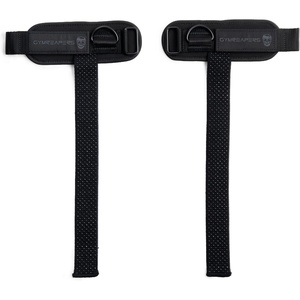 Gymreapers GripLink Lifting Straps – Heavy Duty D-Ring Weight Lifting Wrist Straps with Anti-Slip Silicone Grip Beads, Adjustable Support for Deadlifts, Powerlifting, Cable Machines & Gym Training(Black/Black)