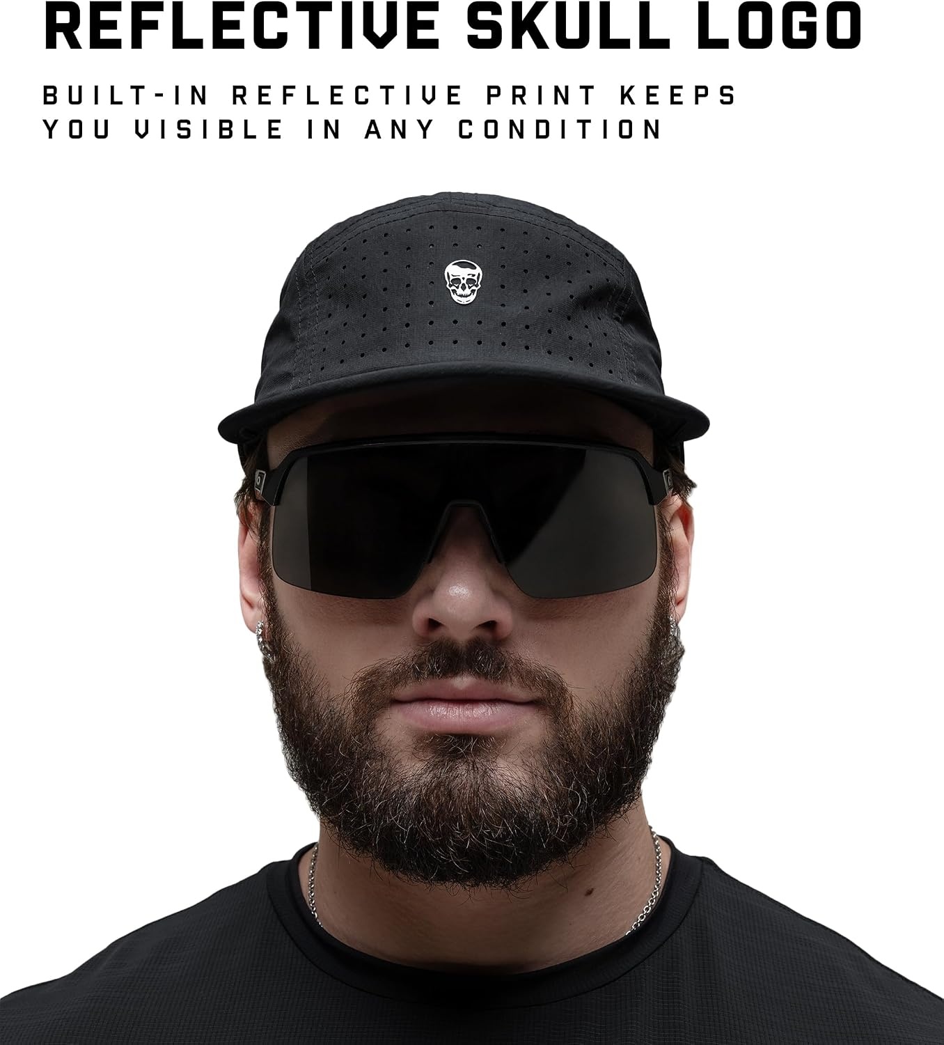 image:imageGymreapers Running Hat for Men amp Women Lightweight Reflective Performance Cap Breathable Ventilated Ripstop with MoistureWicking Sweatband Quick Dry Adjustable Running Cap for Training